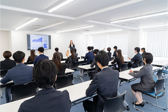 研修を受けている様子