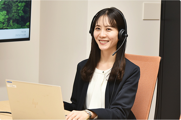宍戸さんの笑顔の写真